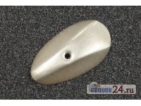 Чешуйки CR301 Эллипс с гранями, 14 х 7,5 мм., никель, 100 шт.